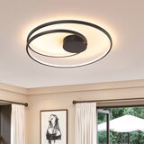  Brilagi- LED prigušiva stropna svetiljka TWISTER LED/75W/230V Ø 70 cm crna +daljinski upravljač | Eponuda.com