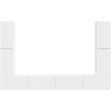  Set TV komoda 8 pcs Bijelo Konstruirano drvo | shoptok.hr