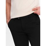 Ombre Men's smart chino pants SLIM FIT - black | Eponuda.ba