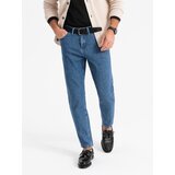 Ombre Marbled men's denim pants CARROT FIT - dark blue | shoptok.hr
