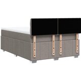  Krevet s oprugama i madracem smeđesivi 140x200 cm tkanina | shoptok.hr