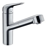 Hansgrohe Focus M42 150 Chrome baterija (slavina) za sudoperu sa izvlačećim tušem 1 mlaz 71814000 | ePonuda.com