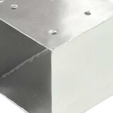 Spojnici za stupove u T-obliku 4 kom pocinčani metal 101x101 mm | shoptok.hr