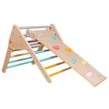 Kinder_Home pikler trougao 2 u 1 drvena penjalica i tobogan ( V01F021 ) | ePonuda.com