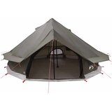 Tipi šator Smeđa siva 700 x 700 x 395 cm Poliester i čelik | shoptok.hr
