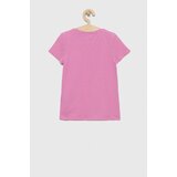 Guess Otroška kratka majica vijolična barva | Shoptok.si