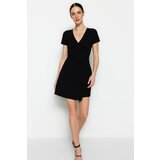 Trendyol Dress - Black - Wrapover Cene