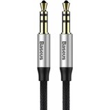 Baseus Yiven M30 3,5 mm AUX audio kabel 1 m crno/srebrni | shoptok.hr