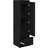  Visoka ploča crni hrast 29,5x34x119,5 cm izrađeno drvo | shoptok.hr