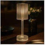  LED punjiva dodirna stona lampa SIMPLE LED/1W/5V 2400 mAh 3000-6000K prozirna | Eponuda.com