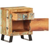  Noćni ormarić 40 x 30 x 50 cm od masivnog obnovljenog drva | Eponuda.com