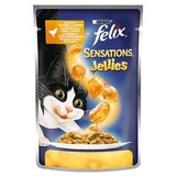 Purina sosić za mačke felix sensations jellies, piletina i šargarepa u želeu, 85g