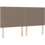  Uzglavlja 4 kom smeđesiva 80 x 5 x 78/88 cm od tkanine | shoptok.hr