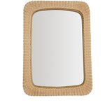 Kave Home Stensko ogledalo z okvirjem iz ratana 58x79 cm Zilna – | Shoptok.si