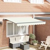 vidaXL retraktilna tenda kremasta in antracitna | Shoptok.si