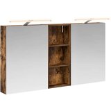  Komplet omaric za kopalnico s polico 3 pcs 130 x 14,5 x 70 cm, (5000245541) | Shoptok.si