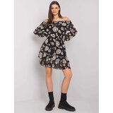 Italy Moda Dress-DHJ-SK-15015.56P-black-beige Cijene