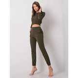 Fashion Hunters Khaki casual set Odille RUE PARIS | Shoptok.si