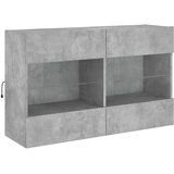 TV ormarić s LED svjetlima siva boja betona 98,5x30x60,5 cm | shoptok.hr