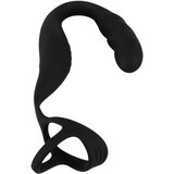 Rebel – vibrator za prostatu s prstenom za penis i testise (crni) | shoptok.hr