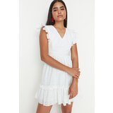 Trendyol White Brode Dress | shoptok.hr
