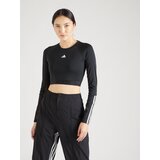 Adidas Tehnička sportska majica 'Hyperglam' crna / bijela | shoptok.hr