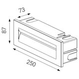  LED2 - LED spoljašnje ugradno svetlo STEP IN LED/8,5W/230V IP65 | Eponuda.com