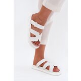 Boto Rubber Women's Slippers With Strap White Tavirae | shoptok.hr