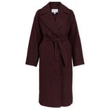 Vila Plašči Fikka Long Jacket - Fig Bordo Cene