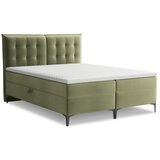 Makamii Zelena boxspring postelja s prostorom za shranjevanje 180x200 cm Mikana – | Shoptok.si
