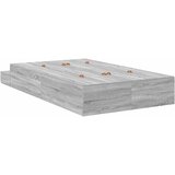Krevet s ladicama Siva Sonoma 120 cm Konstruirano drvo | shoptok.hr