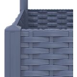  Sadilica s rešetkom tamnosiva 40 x 40 x 121 5 cm pp | shoptok.hr