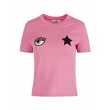Chiara Ferragni roze pamučna ženska majica 72CBHT17CJT00-414 Cene