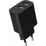 Gembird TA-UC-2A12-01-BK 2-port univerzalni usb punjac, 2.4 a, black 12W | ePonuda.com
