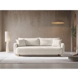 Micadoni Krem sklopiva/s prostorom za odlaganje sofa 231 cm Elen – | shoptok.hr