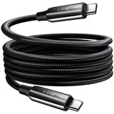 LINQ Kabel za polnjenje in prenos USB-C / USB-C 5A 240W Power Delivery 2m, Črna, (5000220113) | Shoptok.si