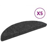 vidaXL samoljepljivi otirači za stepenice 5 kom tamnosivi 56x17x3 cm | shoptok.hr