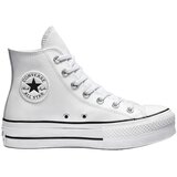 Converse Visoke superge Baskets Chuck Taylor All Star Lift High cuir Bela | Shoptok.si