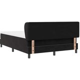  s opruga kutije s uzglavljem Crna 140 x 200 cm Baršun | shoptok.hr