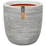 x Cvetlični lonec (35 x 34 cm, barva slonovine, rebrast) | Shoptok.si