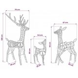  božična figura jelen, 700 LED, 3kos | Shoptok.si