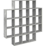 vidaXL Zidna polica Betonska siva 100 x 13 x 100 cm - Betonska siva | shoptok.hr