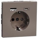 Merten Schuko vtičnica s polnilnikom USB MEG2367-6052, (21225335) u