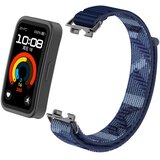 INF Eleganten najlonski pašček za Huawei Band 10/9/8 s kovinskimi adapterji Blue, (22131656) | Shoptok.si