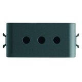 GEWISS GW12201 - Italijanska standardna utičnica 250V AC - 2P+E 10A - Satin Black - ChoruSmart | Eponuda.com