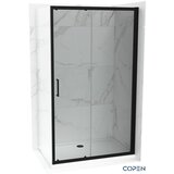 Copen Tuš paravan C-02-B431200 Atlas Pro ram mat crna 120x195cm providno staklo 6mm | ePonuda.com