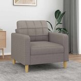 Fotelja smeđesiva 60 cm od tkanine | shoptok.hr