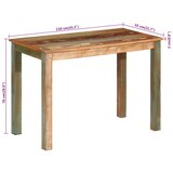 Blagovaonski stol 110 x 55 x 76 cm od masivnog obnovljenog drva | shoptok.hr