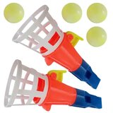 Magic Toys Igrača streljanja-lovljenja v parih z mini lijakoma, piščalko in 4 žogicami v več različicah | Shoptok.si