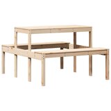  Stol za piknik 110 x 134 x 75 cm od masivne borovine | shoptok.hr